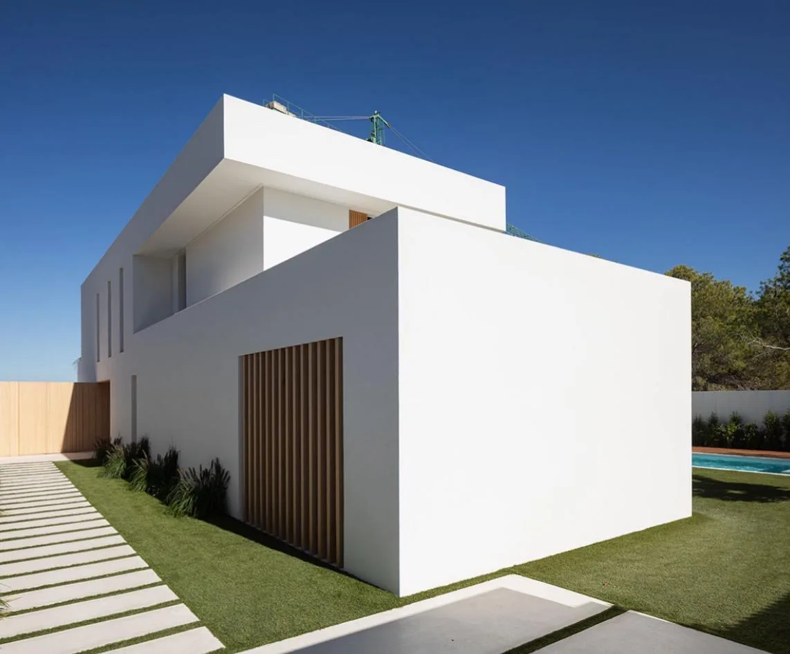 Volumen exterior de una vivienda unifamiliar