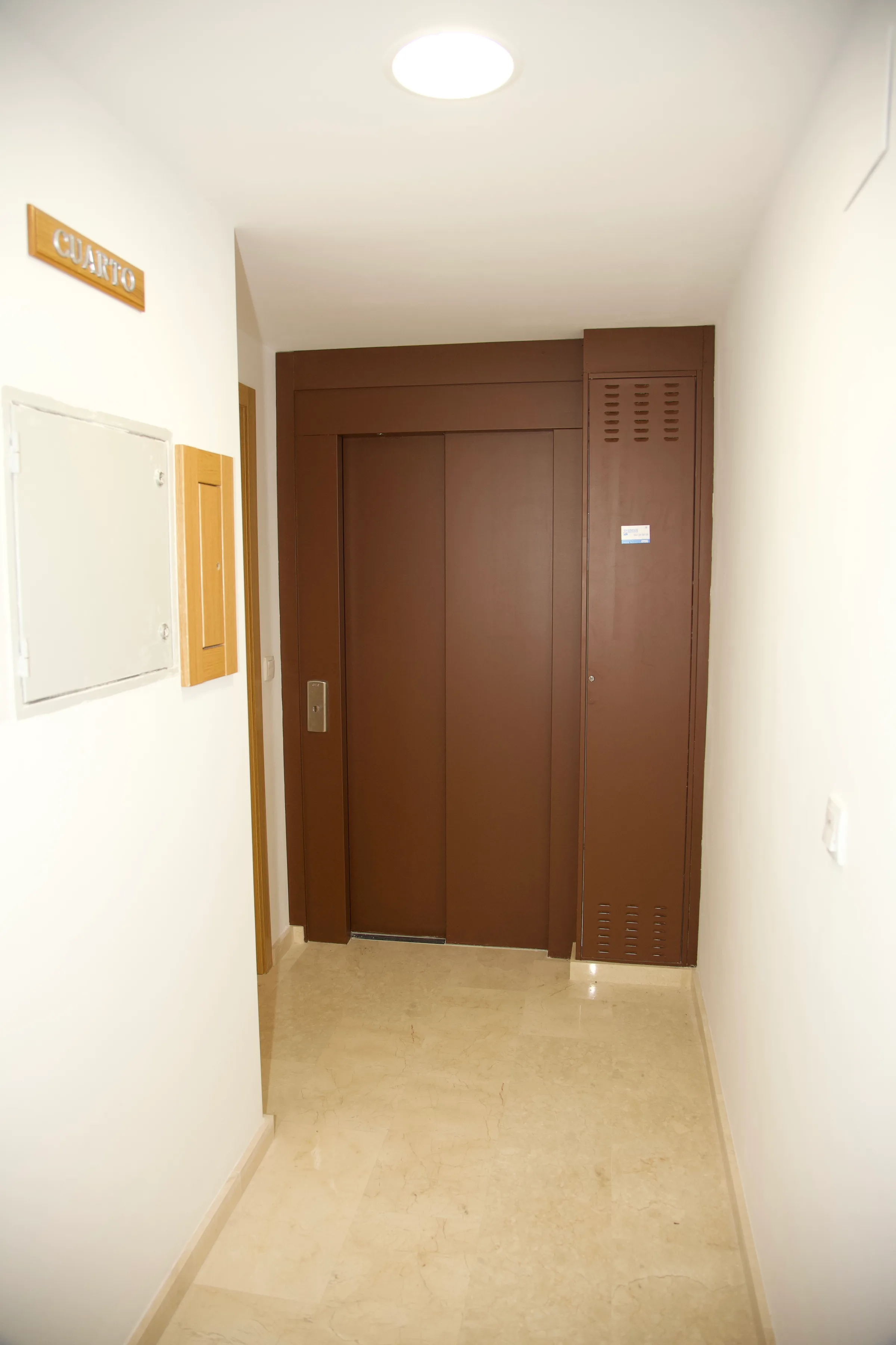 Acceso a una de las viviendas