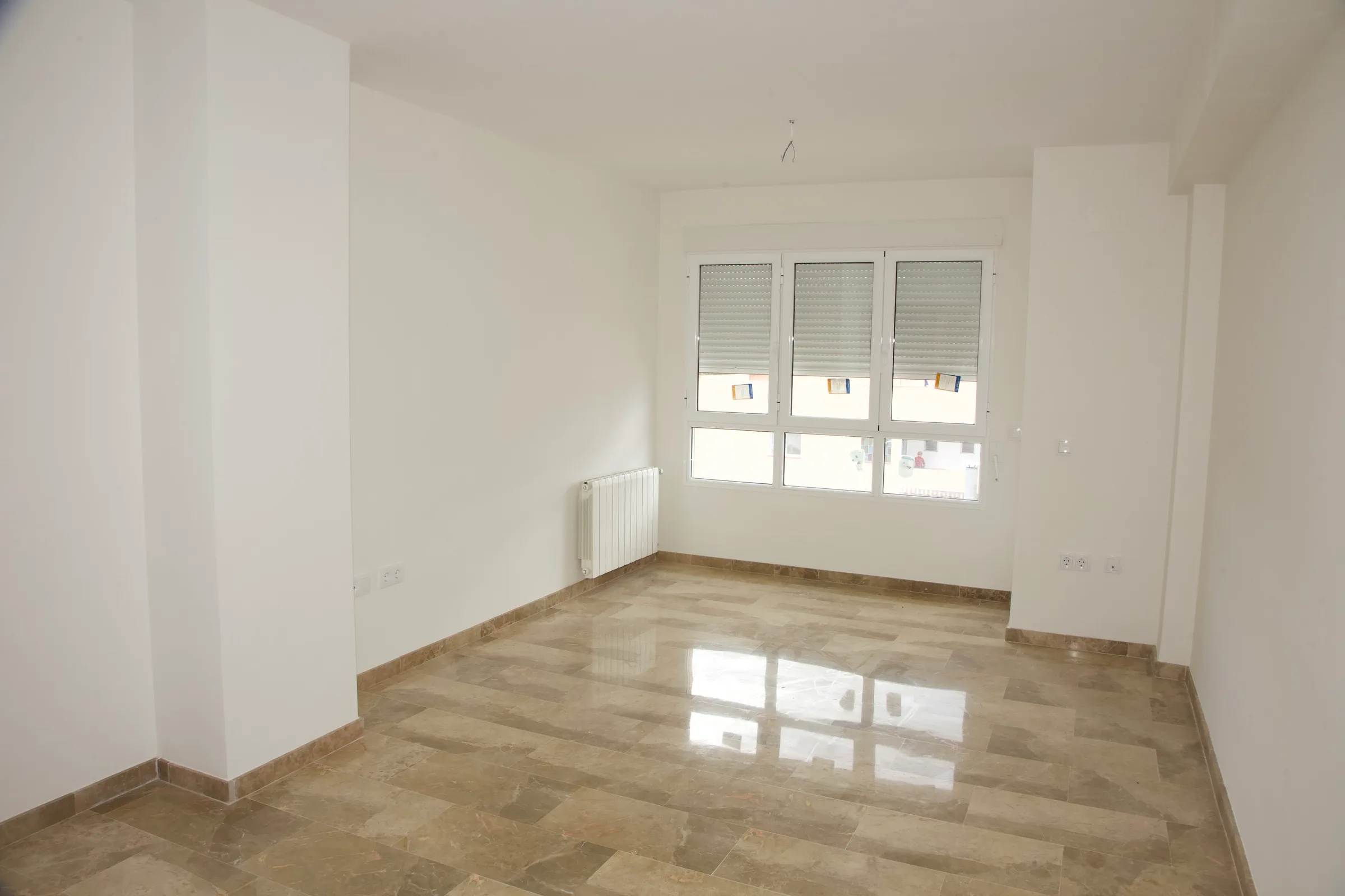 Salón de una vivienda terminada